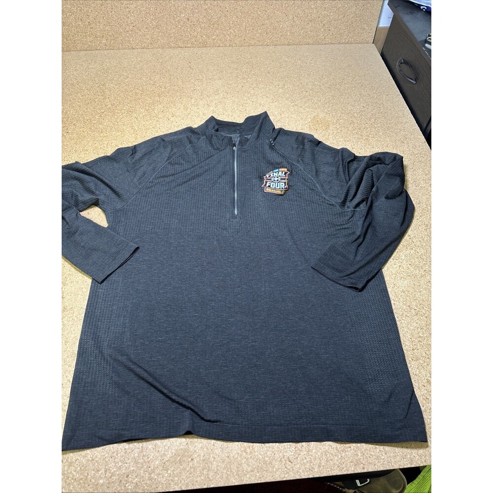 Lululemon Metal Vent Tech Gray Zip Pullover Men's XXL NCAA Final Four F3